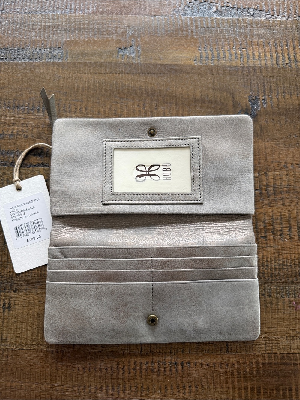 HOBO Taupe wallet in “Granite Gold” - Picture 5 of 5